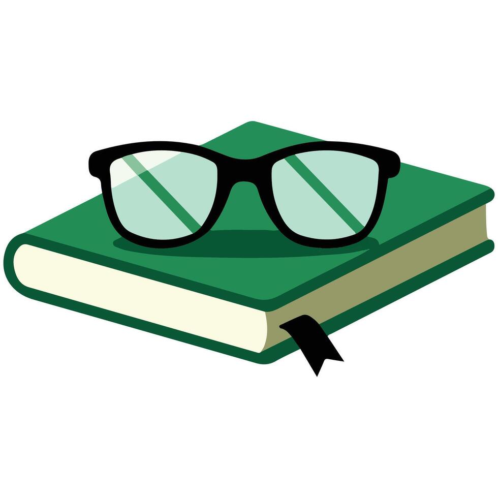 Reading glasses icon vector