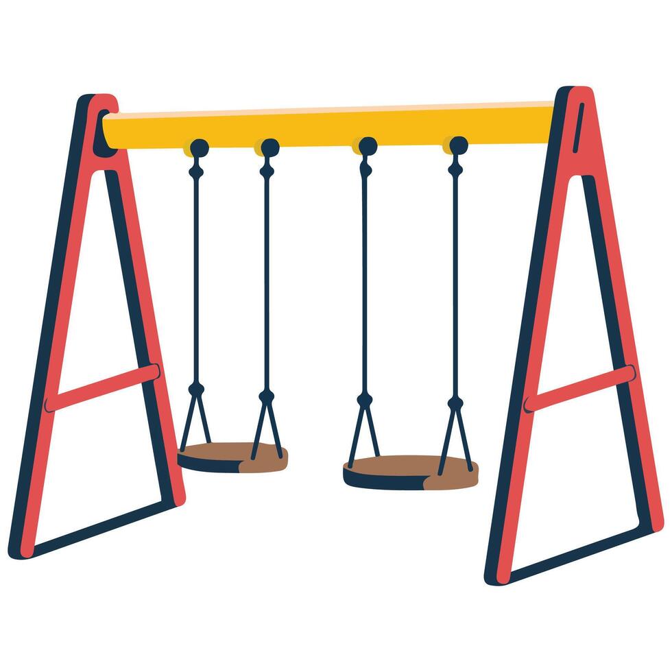 Swing park icon vector