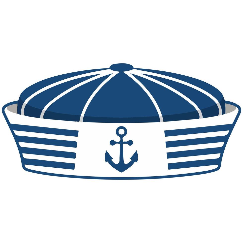 Sailor hat icon vector