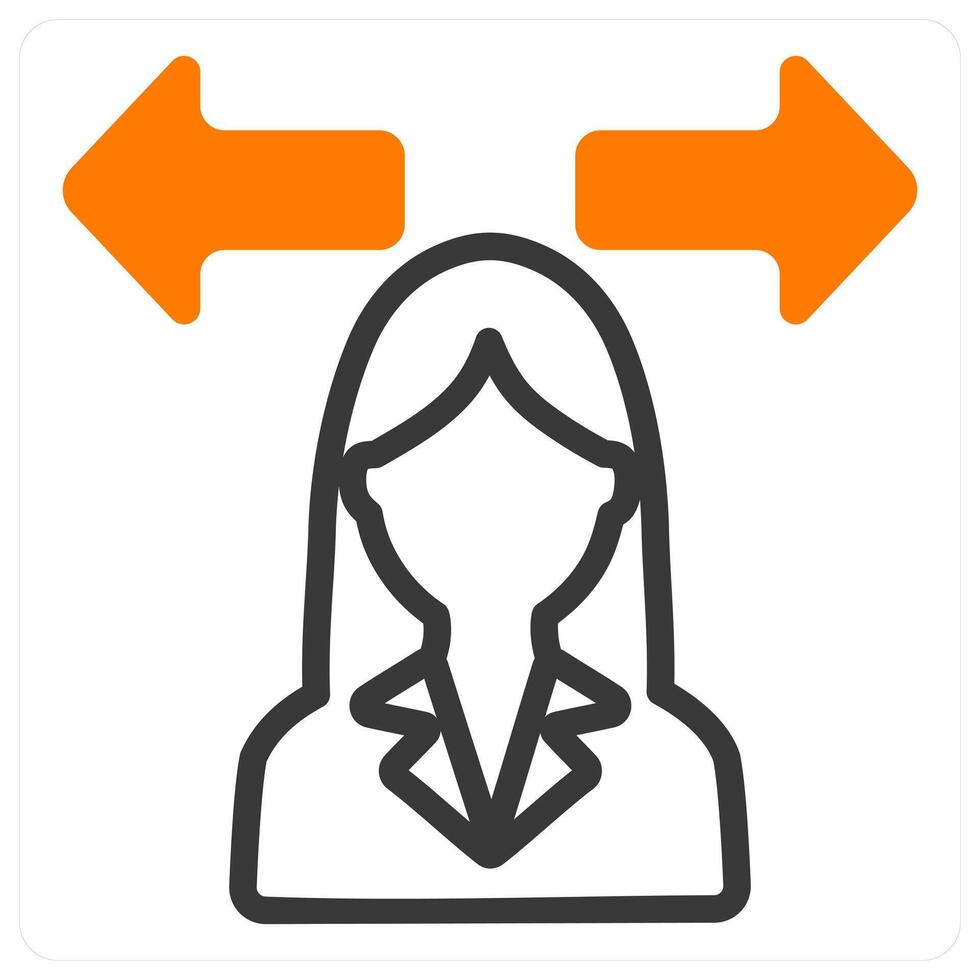confusion in orange duo vector