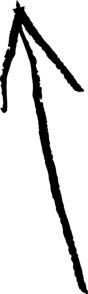 Black upward pointing arrow sketched in chalk on a chalkboard, creating a clear visual representation of direction and progress, perfect for conveying growth and motivation vector