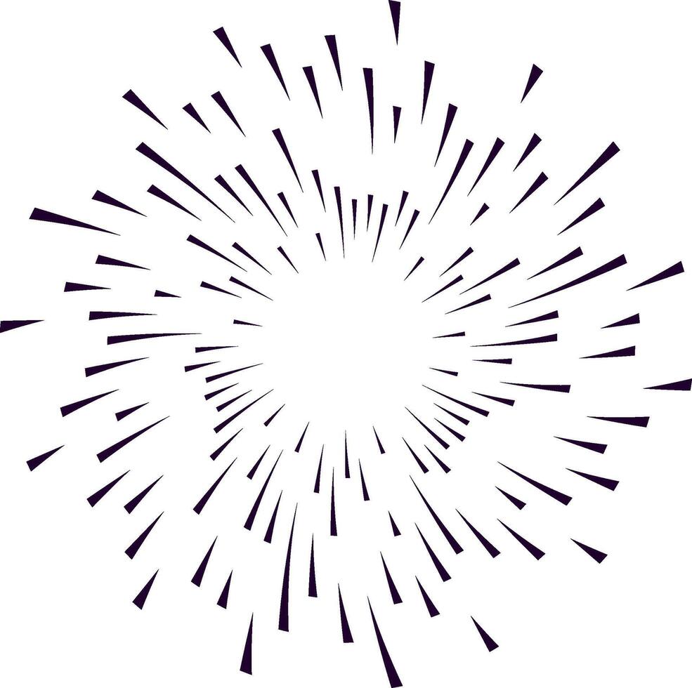 Swirling radial lines create a mesmerizing hypnotic effect, perfect for backgrounds and decorative elements, featuring a clean white copy space at the center for added versatility vector