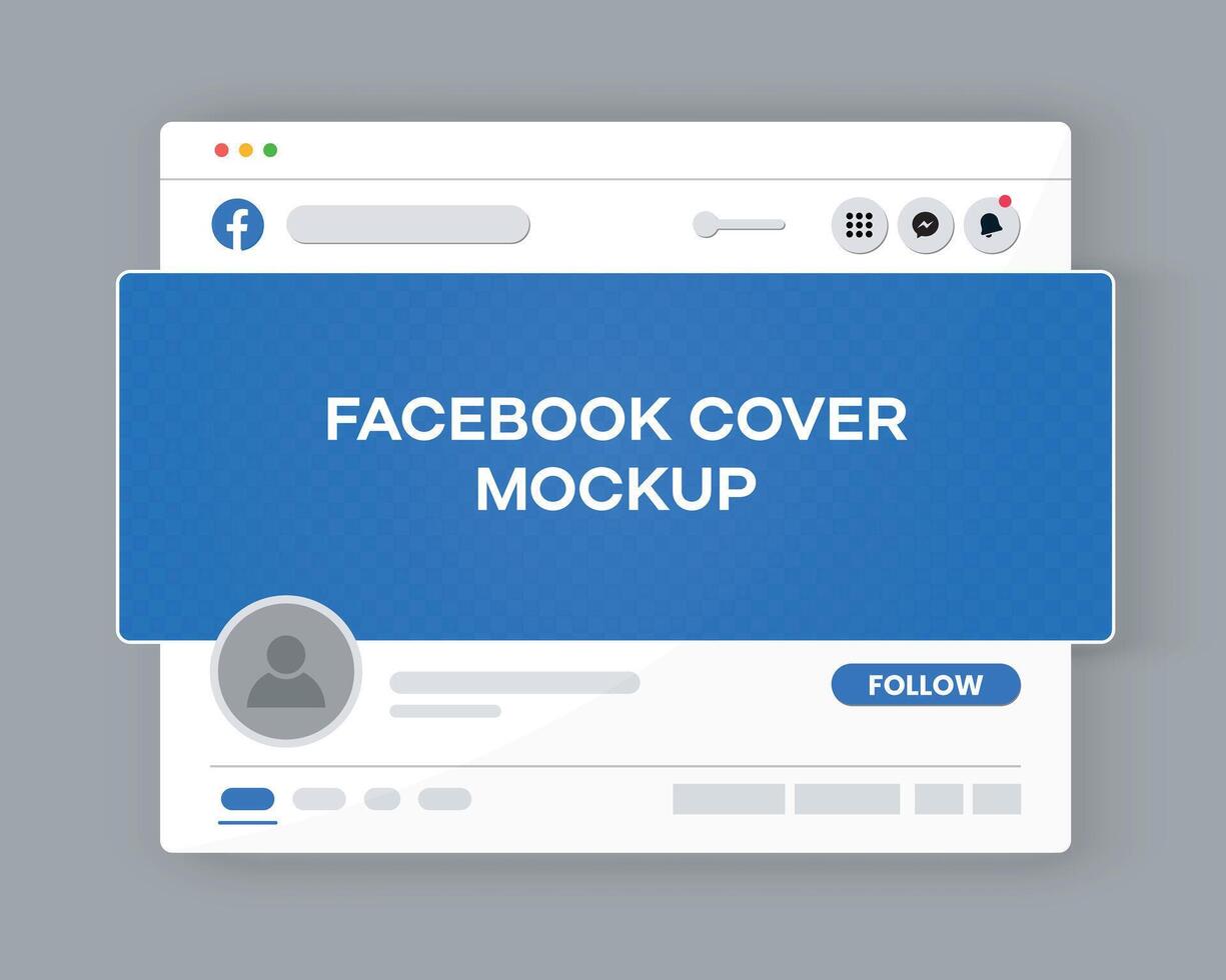 acebook cover page mockup design, Facebook cover and profile picture mockup, Twitter cover photo or header mockup, Sale facebook cover mockup page timeline web ad banner template. vector
