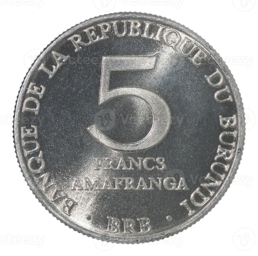 5 francs amazonas, france, 1982, unc photo