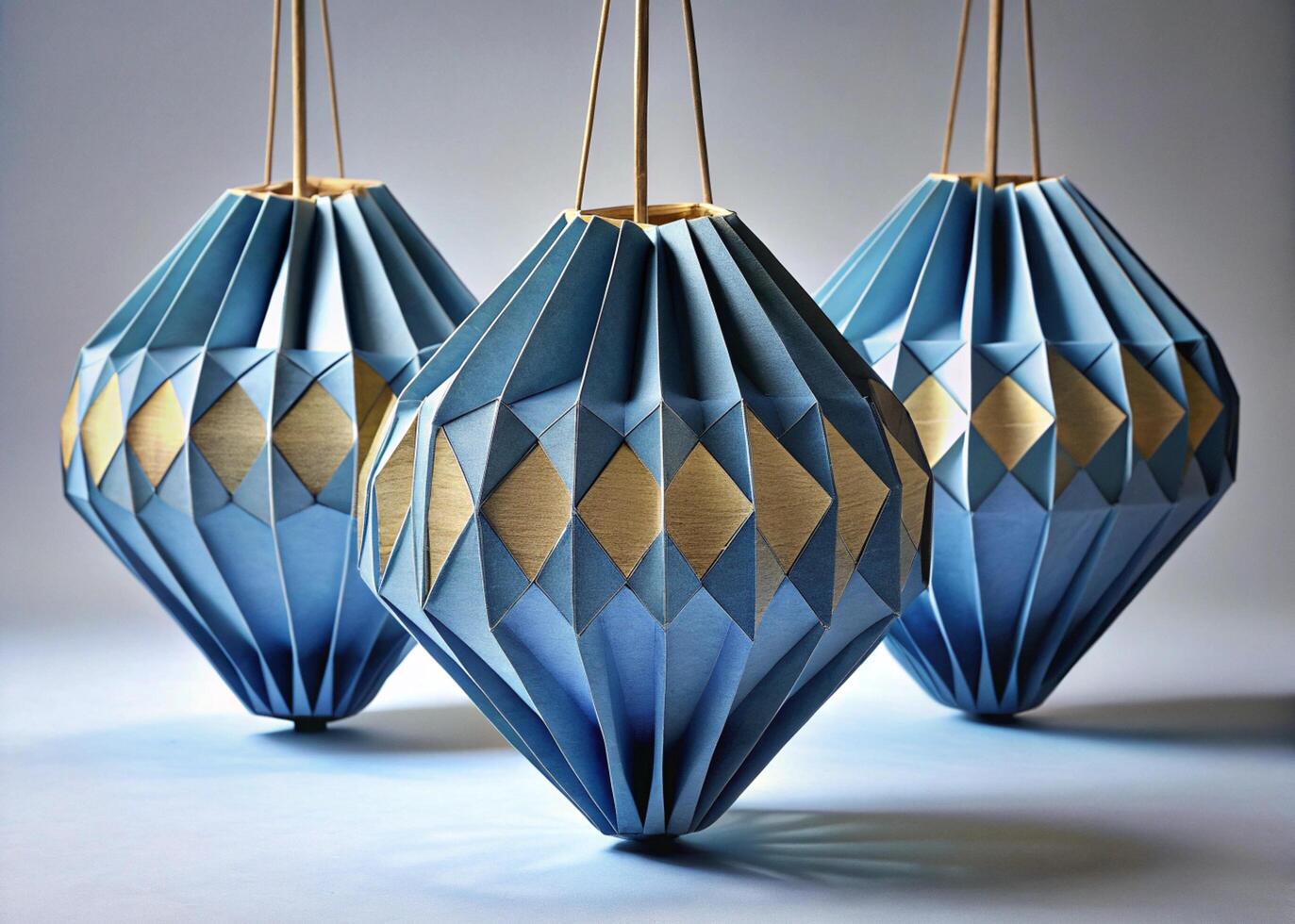 DIY paper lanterns with intricate designs and vibrant colors, bringing a unique, creative touch to your event decorations or party themes photo