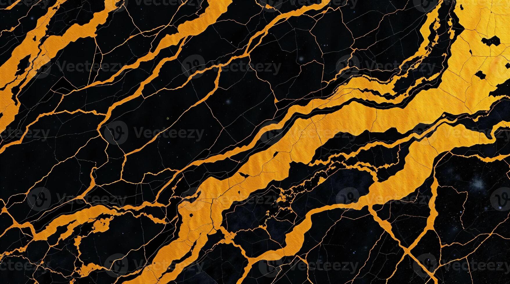 A black and gold marble background with a black and white marble pattern photo