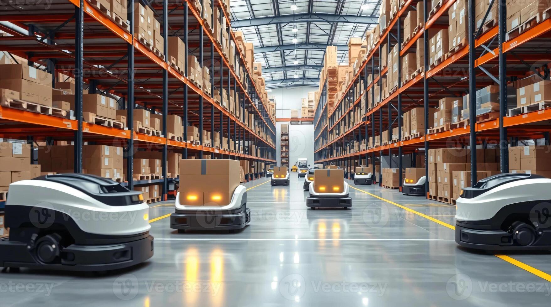 Robotics in the warehouse photo