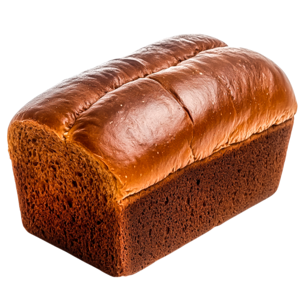 Freshly Baked Loaf of Bread with Golden Brown Crust and Soft Interior png