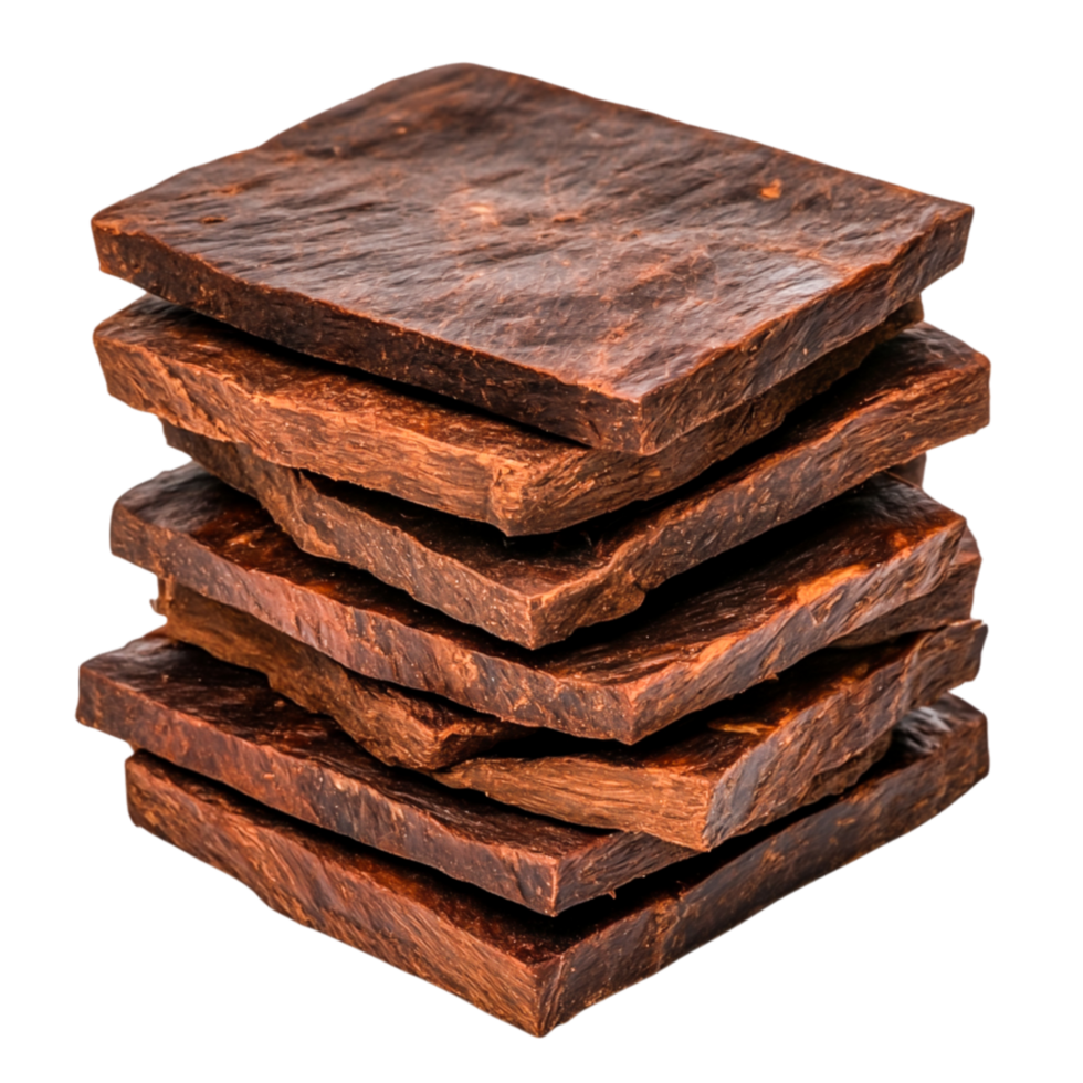 Layers of Dark Textured Wood Planks Stacked Neatly for Abstract Background png