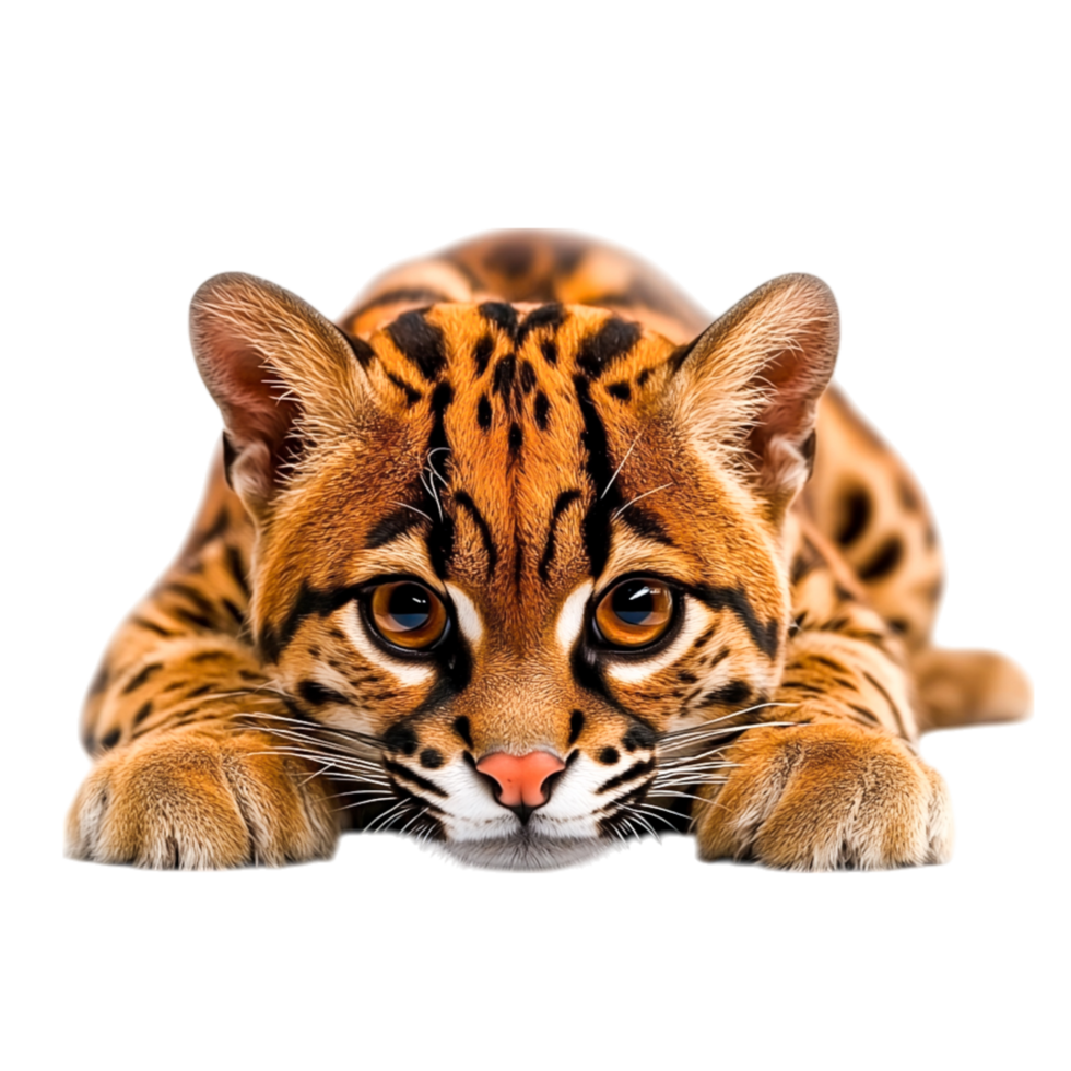 Detailed Portrait of a Cheetah Cub in a Playful and Alert Pose png
