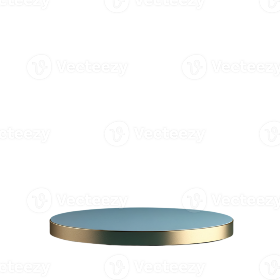 Elegant product display stand for luxury item showcase isolated on transparent background png