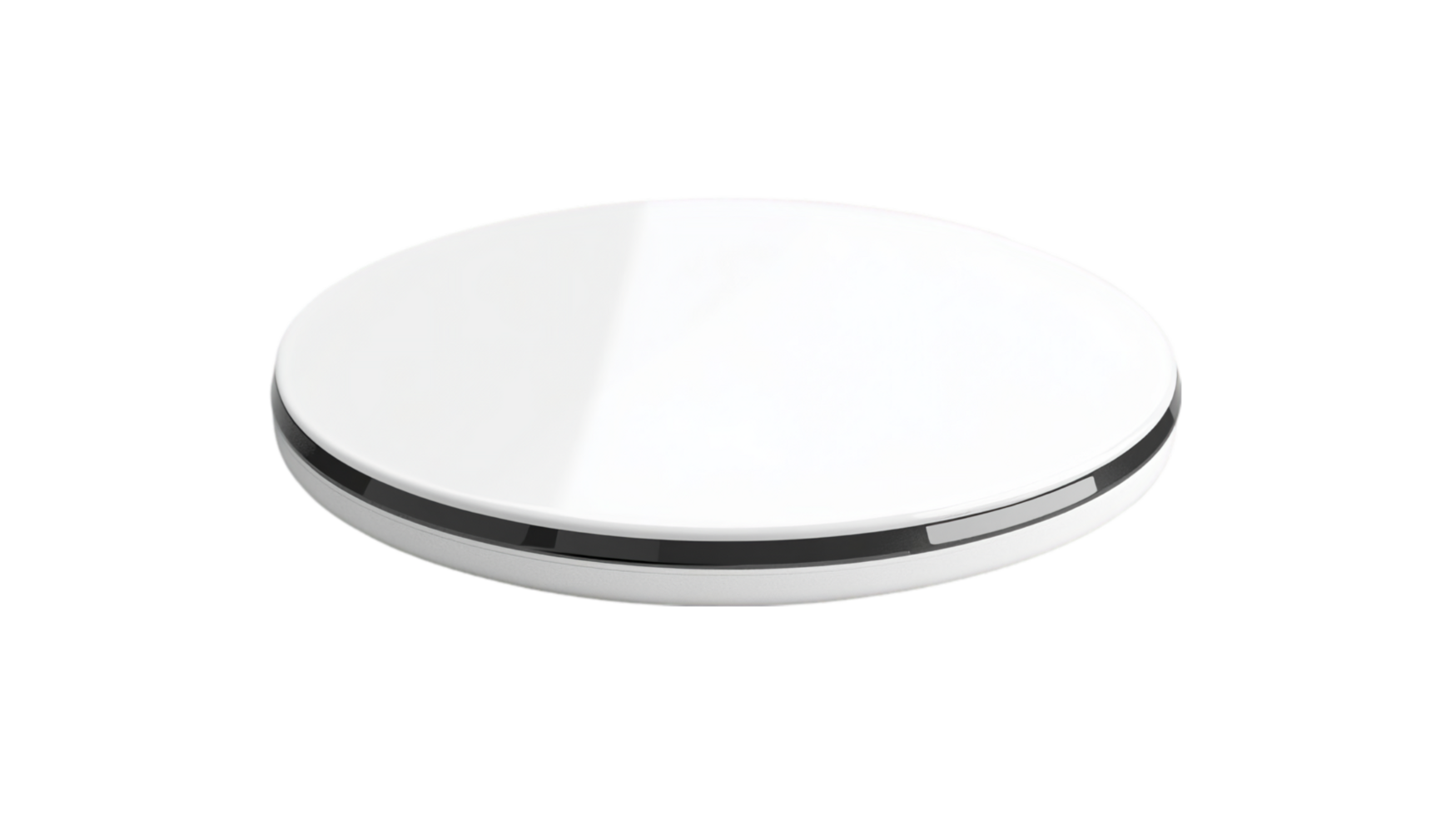 White round object modern design on a plain background isolated on transparent background png