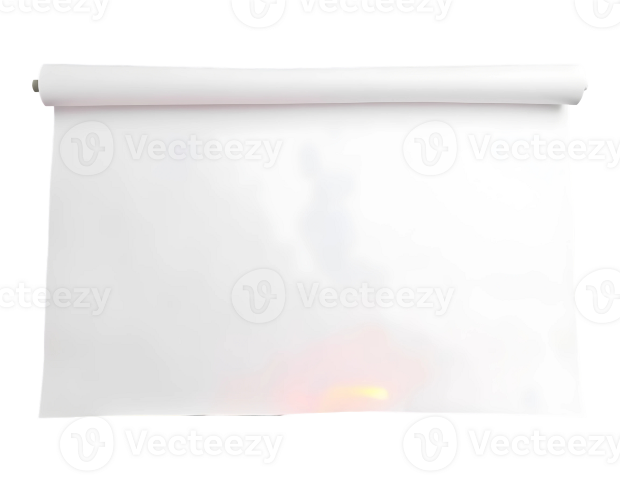 White paper roll, perfect for presentations, art, and creative projects png