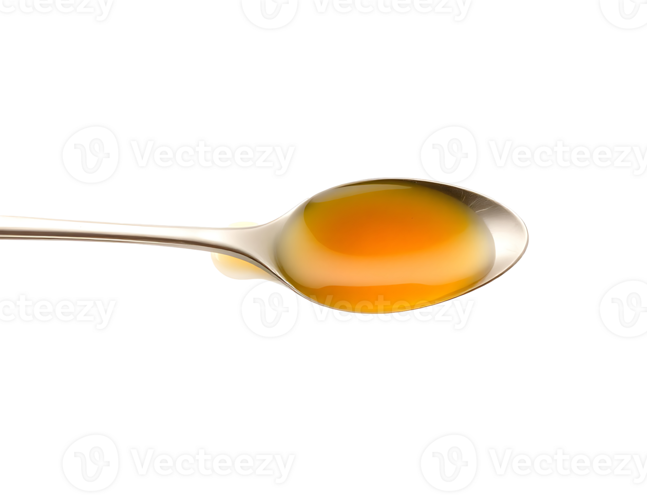 Spoonful of honey with a transparent background png