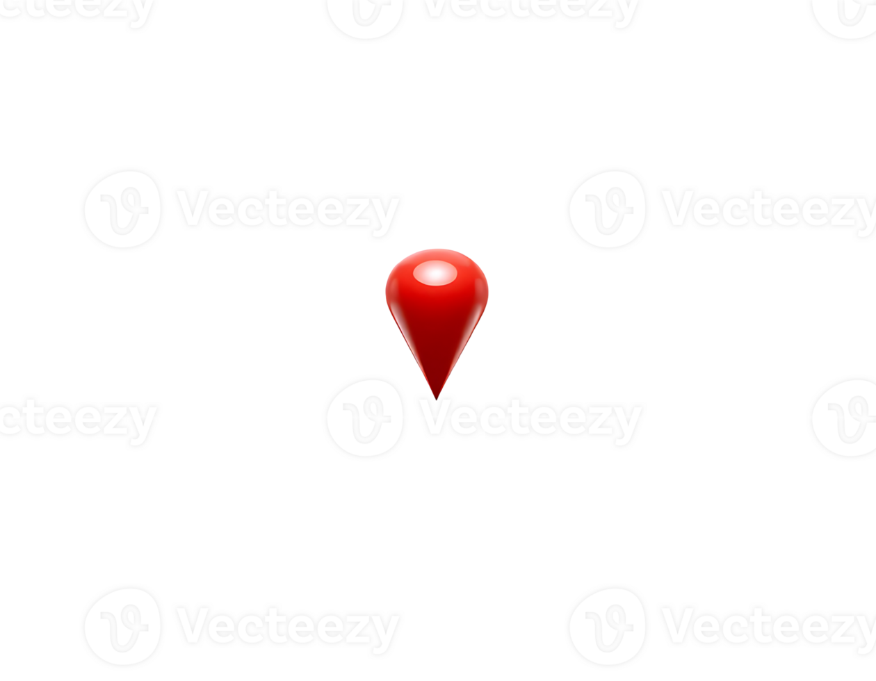 Red location pin on a map png