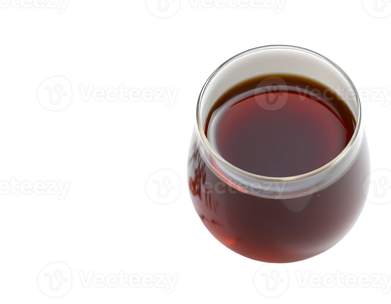 A glass of red liquid png