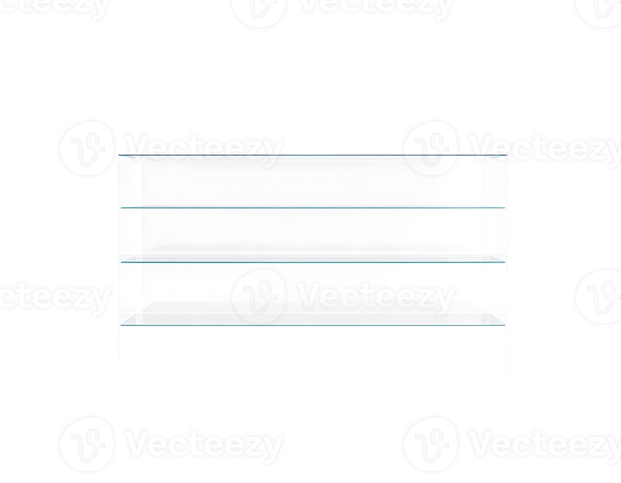 Empty White Shelves for Display png