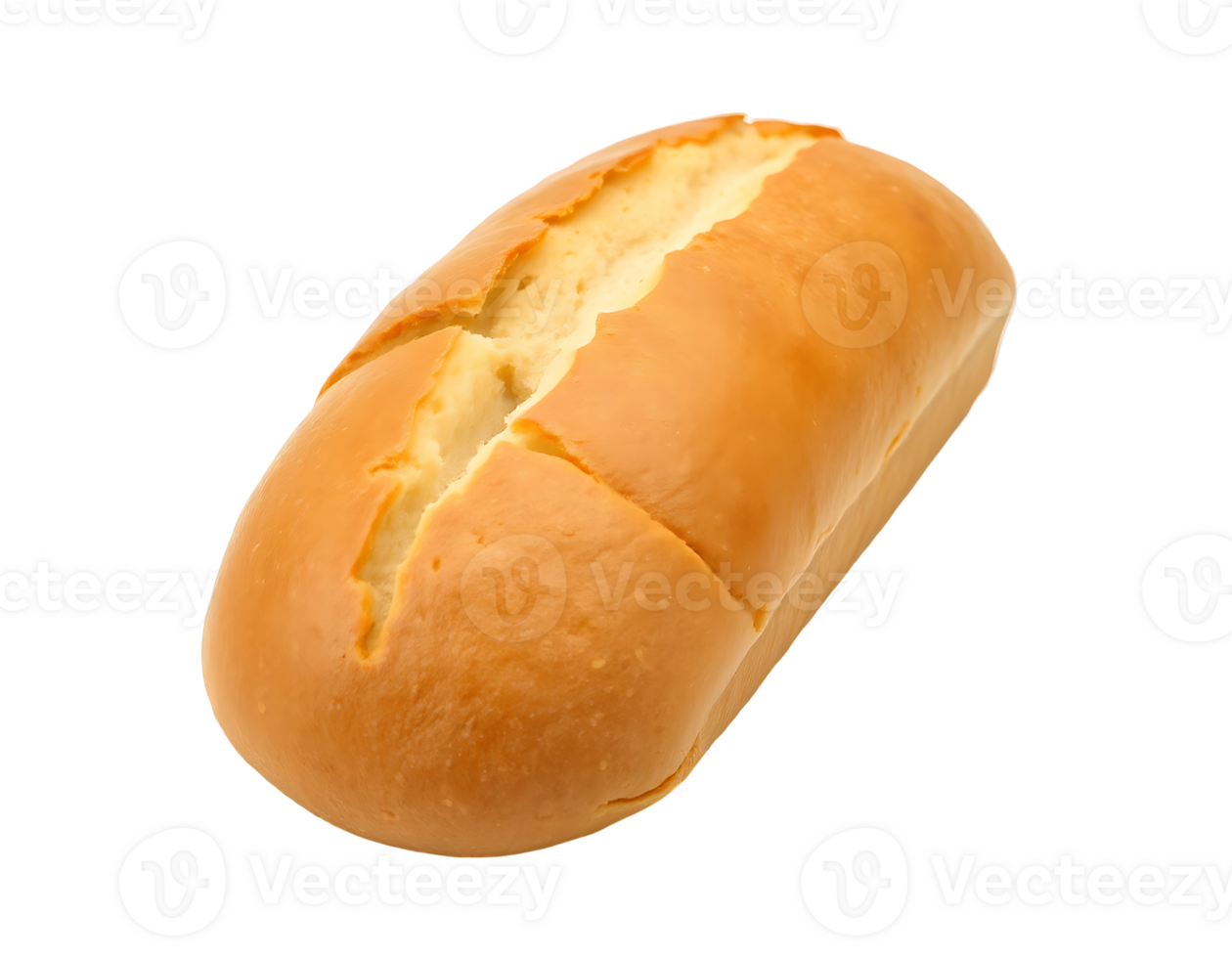 Freshly baked loaf of bread png