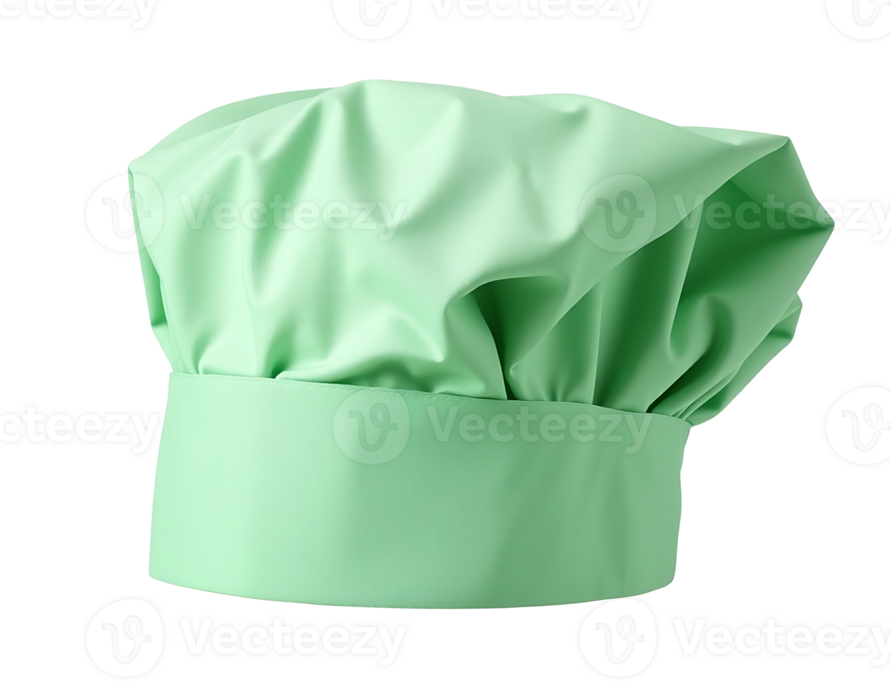 Green Chef Hat Isolated png