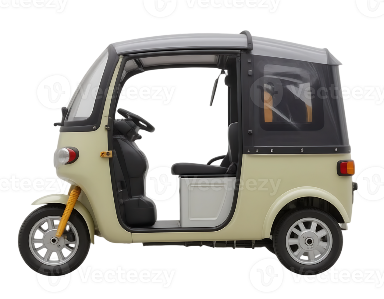 Modern Electric Auto Rickshaw for Sustainable Urban Transport png