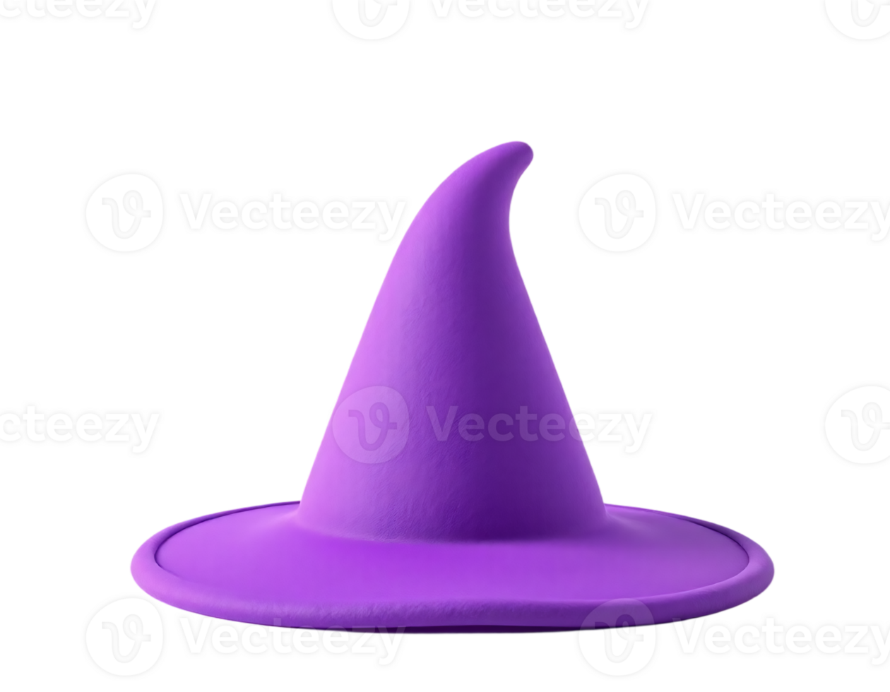 Purple Witch Hat for Halloween png