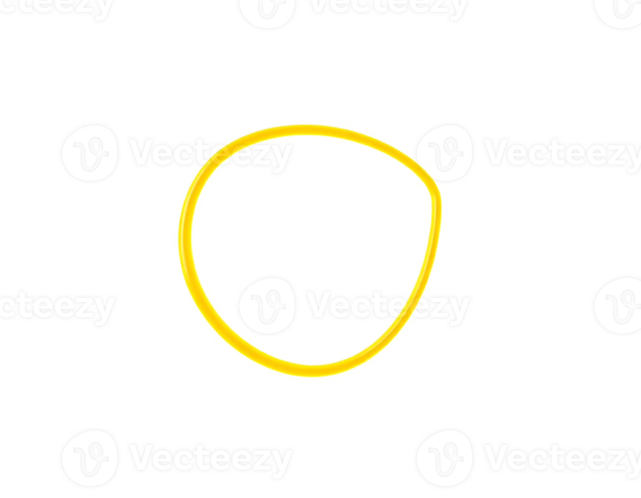 Yellow Circle Design Element png