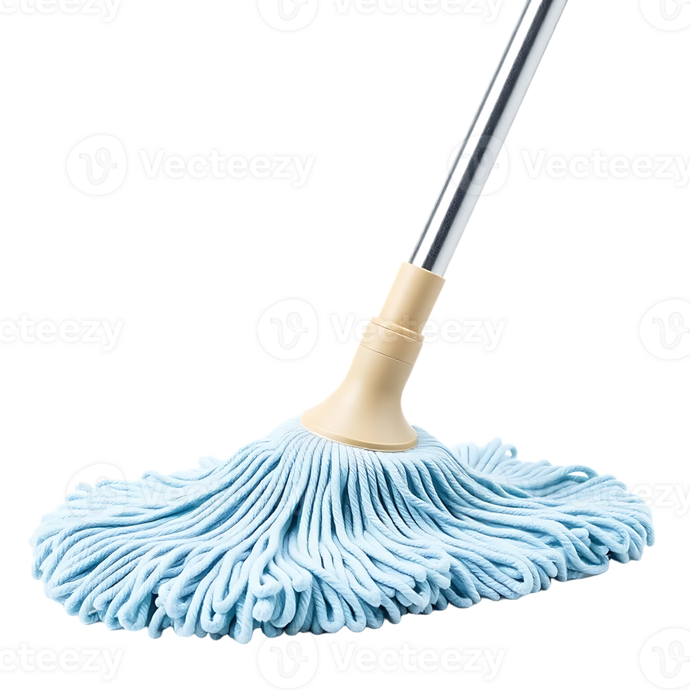 Blue Mop for Cleaning Floors png