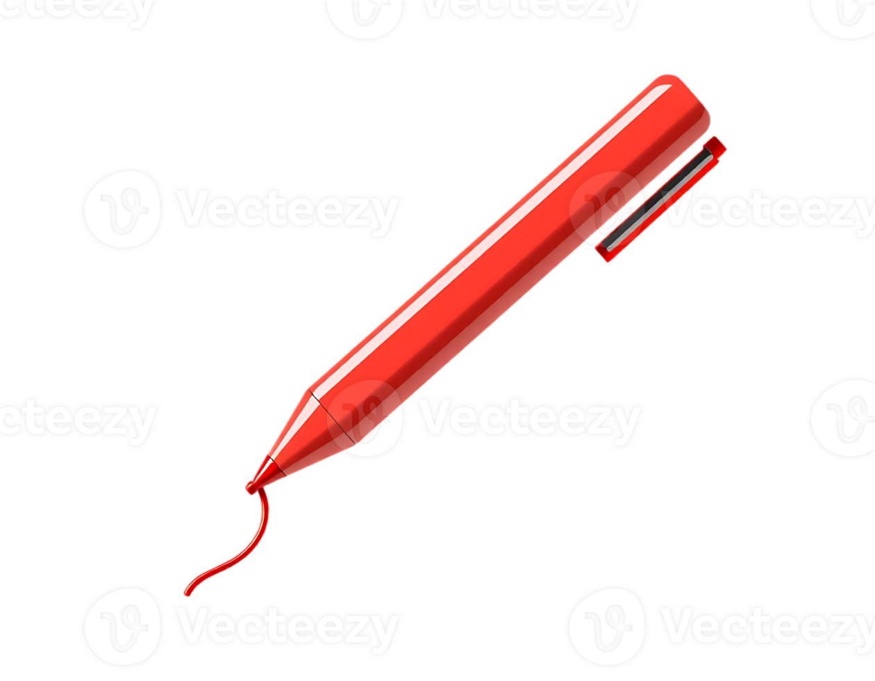 Red pen marker illustration png