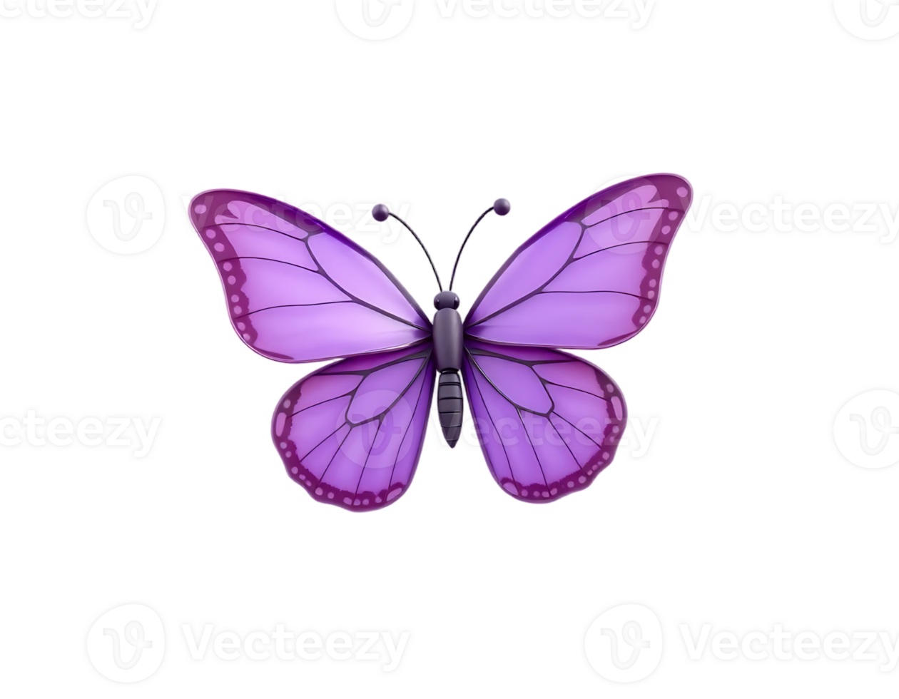 Purple Butterfly with Transparent Background png