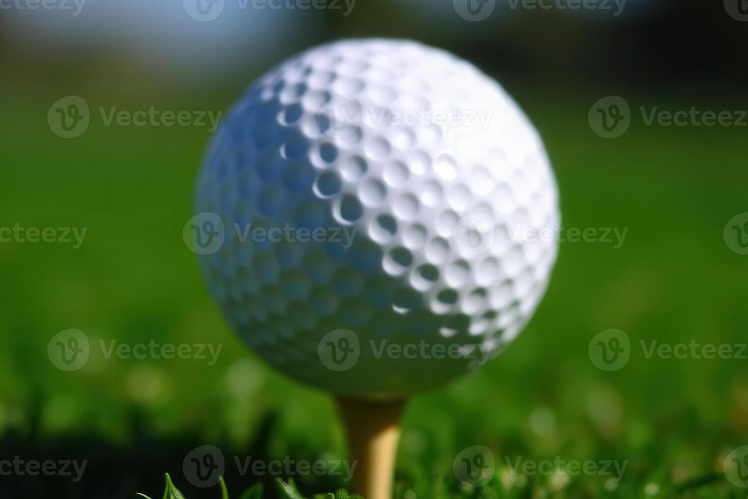 Golf Ball on Tee photo