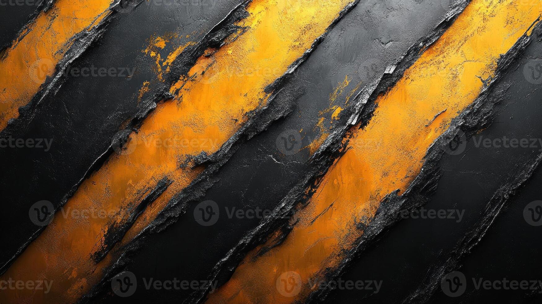 Abstract black and gold textured background. photo