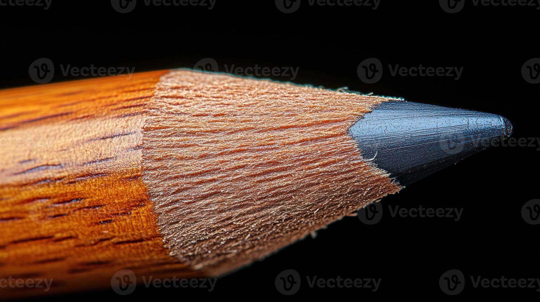 Close-up of sharpened pencil tip photo