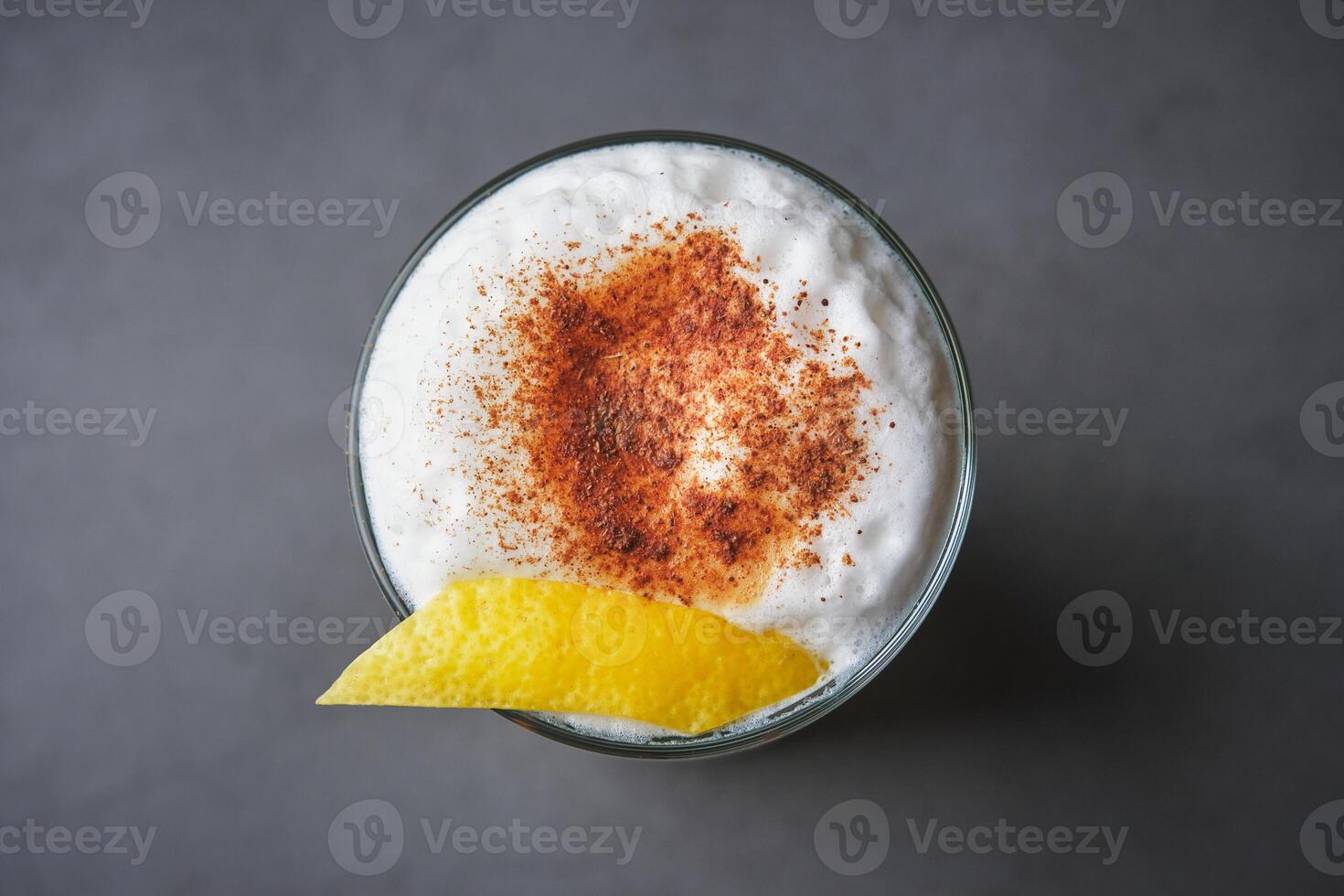 Barraquito a sweet coffee drink very popular in the Canary Islands. photo