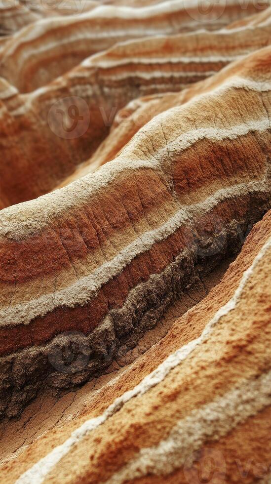 A close up of a desert with a lot of rocks photo