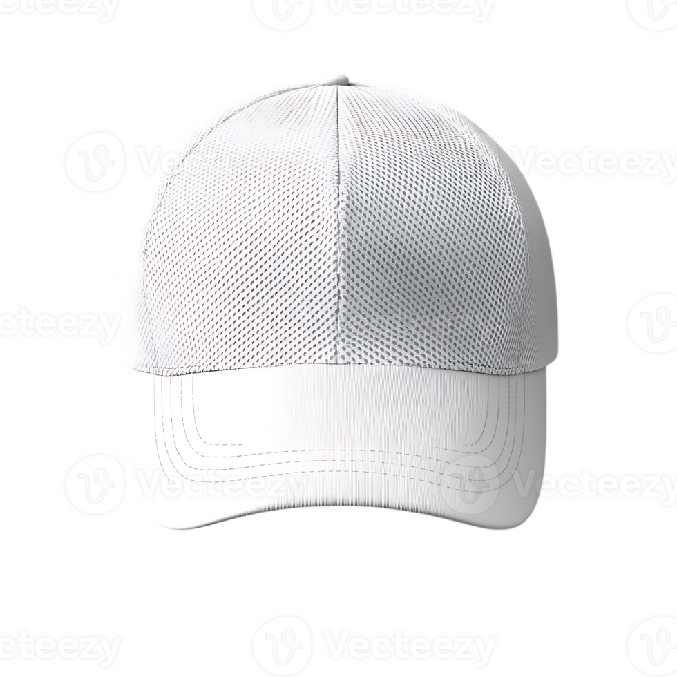 A white baseball cap on a transparent background png