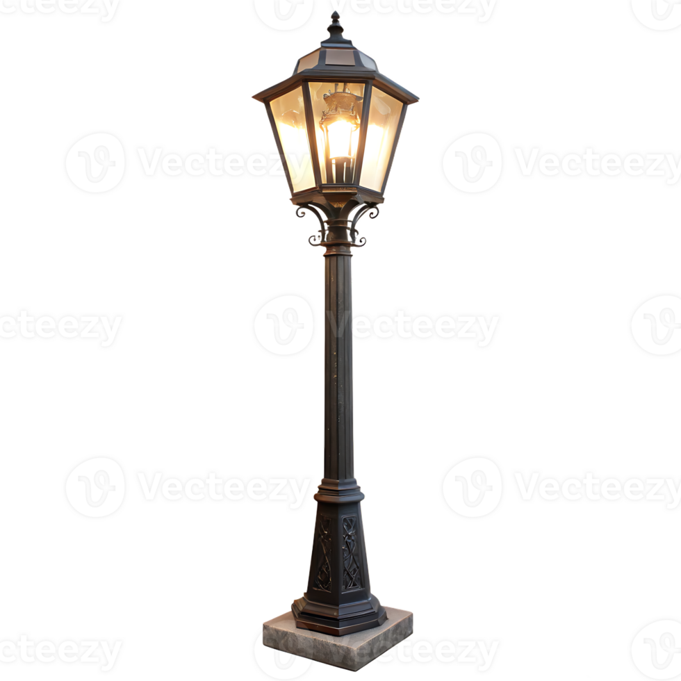 Street lamp on a transparent background png