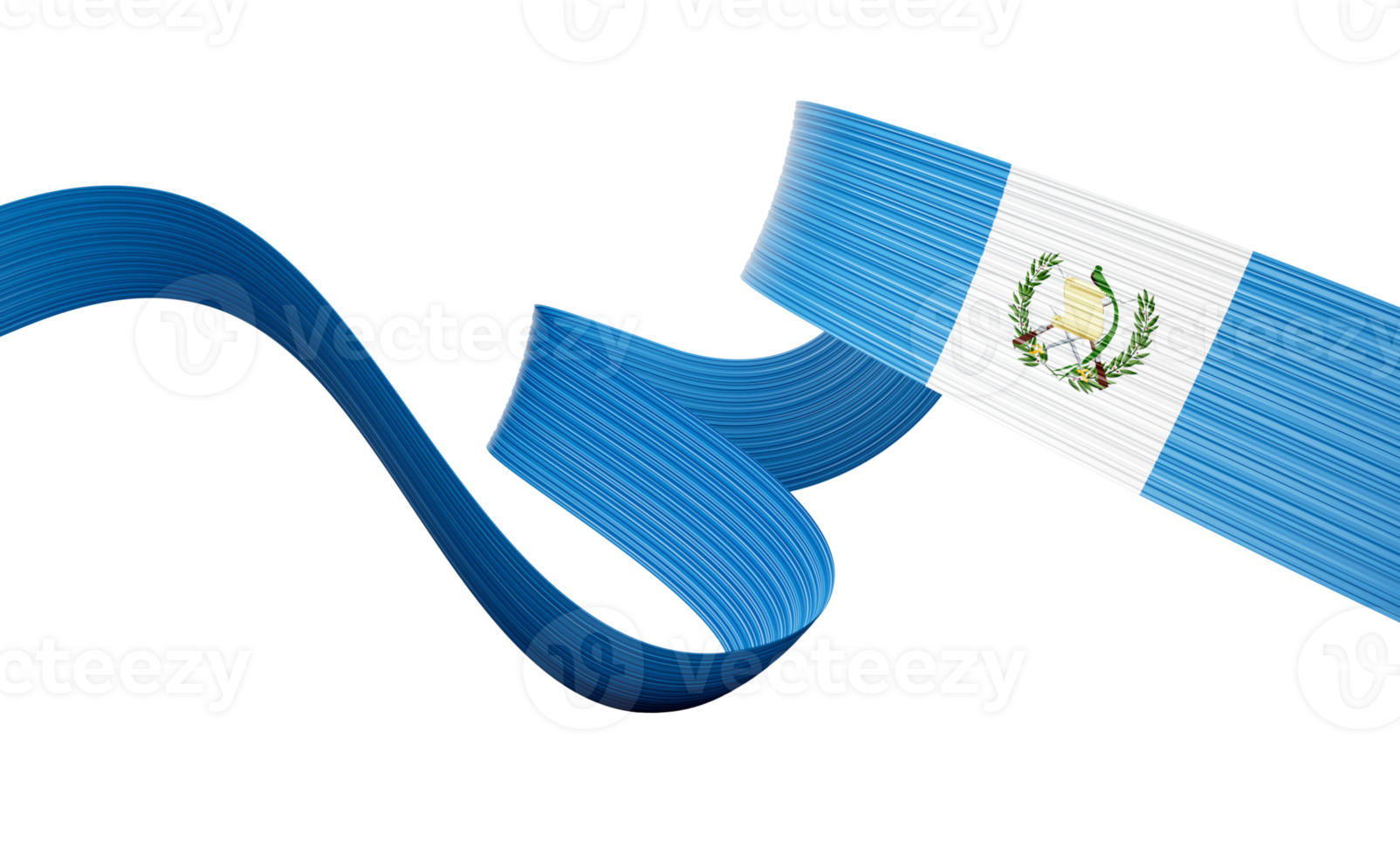 3d Flag Of Guatemala 3d Wavy Shiny Guatemala Ribbon Flag. 3d Illustration png