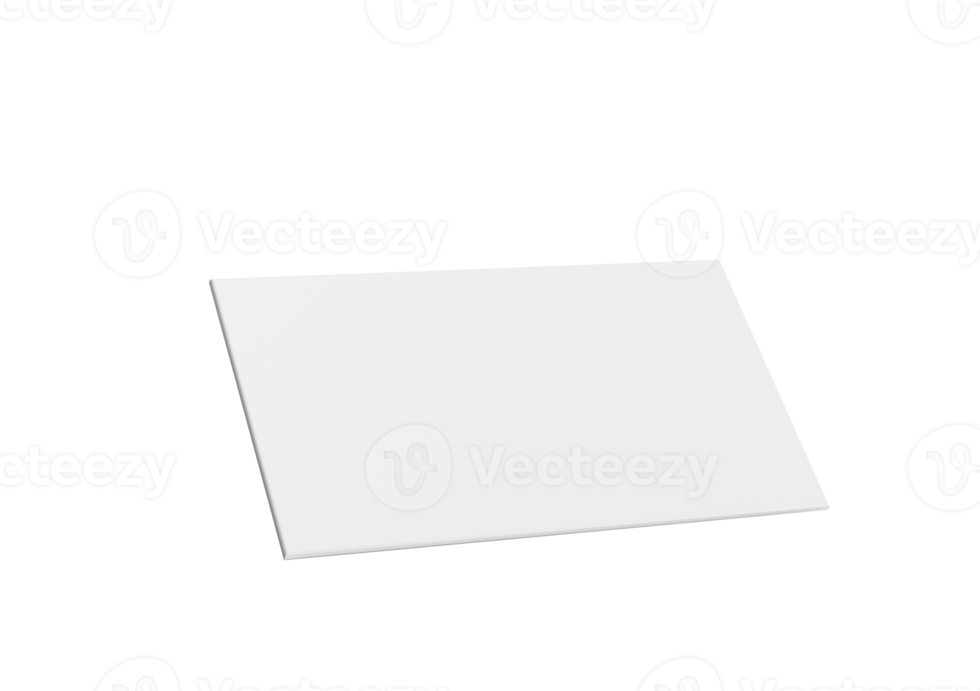 A Business Card Mockup Design Showcasing A Branding Card Template. 3D Illustration png