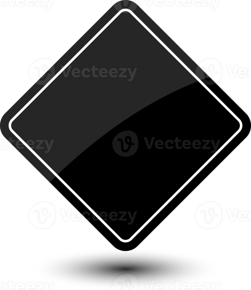 Stylized Square Shape Graphic with Shadow png