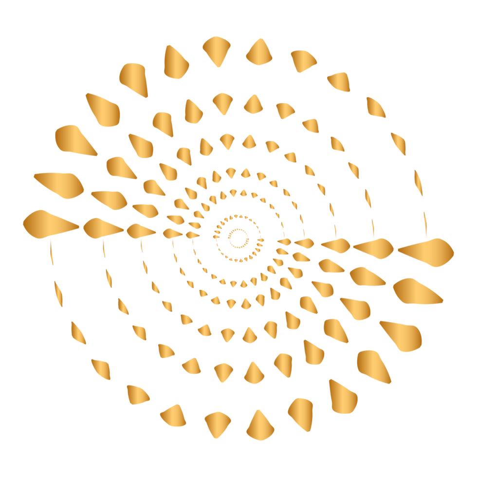 Luxury golden royal mandala arabesque islamic pattern for wedding card in gold transparent background png