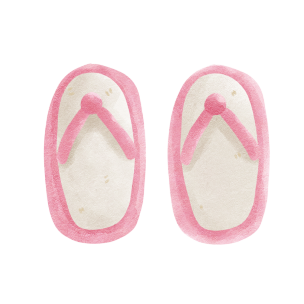 pink flip flop png