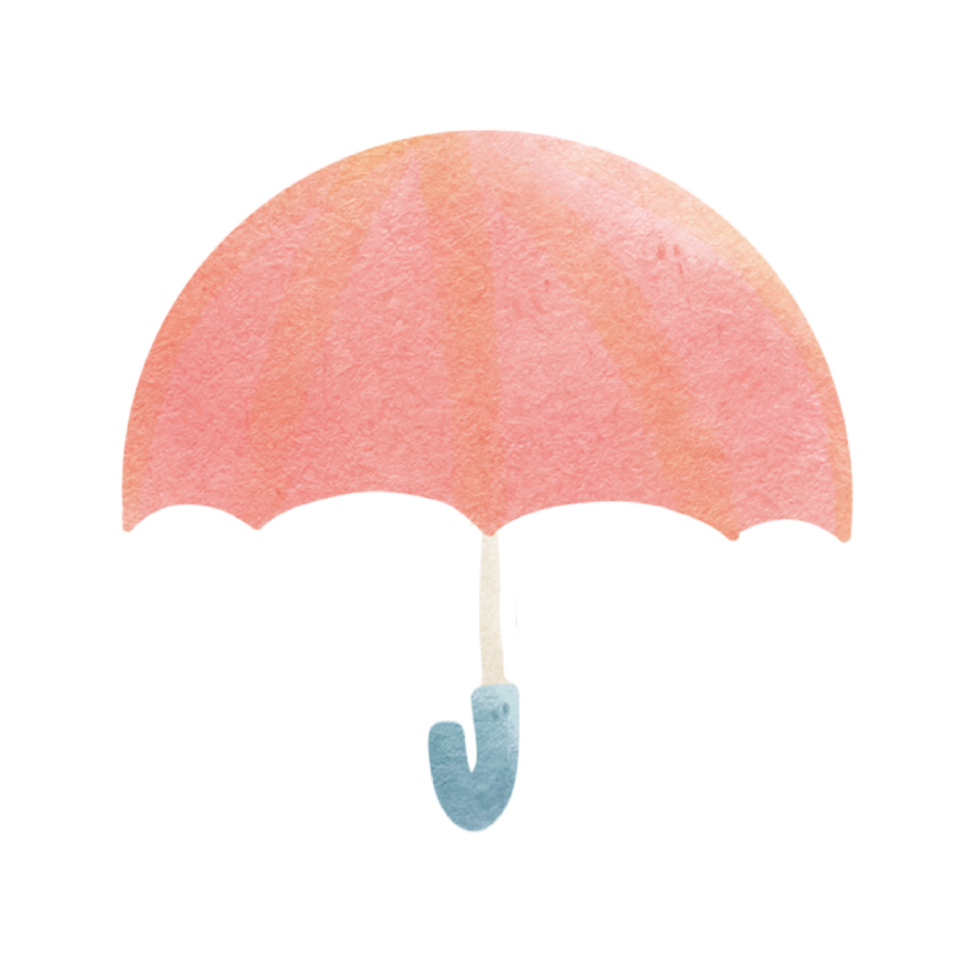 red umbrella transparent background png