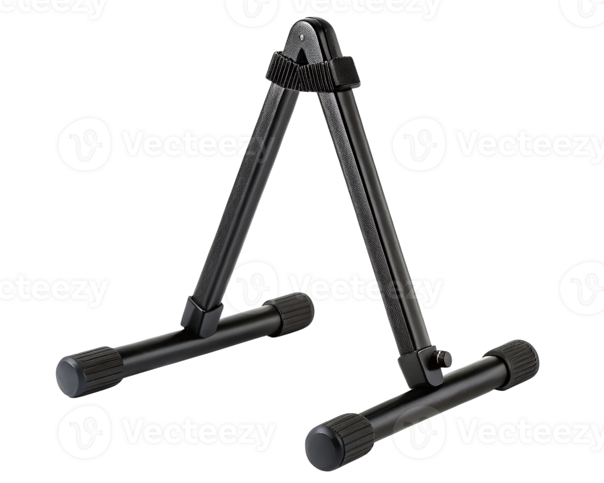 Adjustable stand for equipment stability and support on a transparent background png