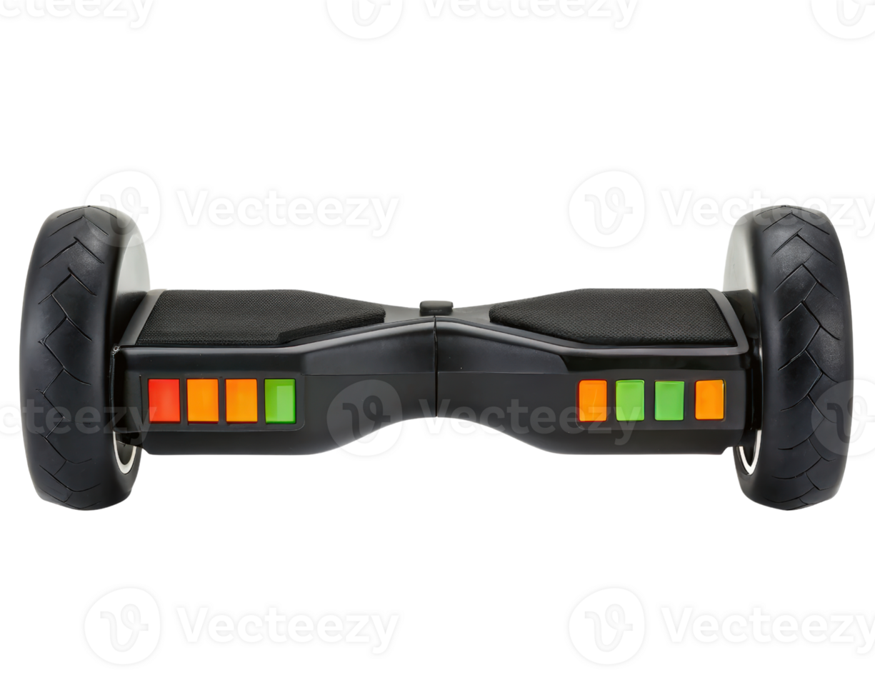 Self-balancing scooter designed for smooth rides on a transparent background png