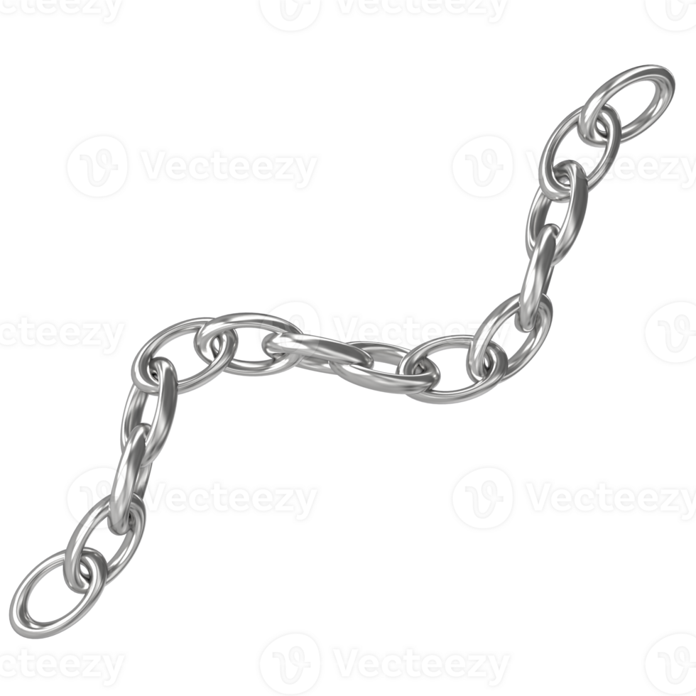 a chain with a link on a transparent background png