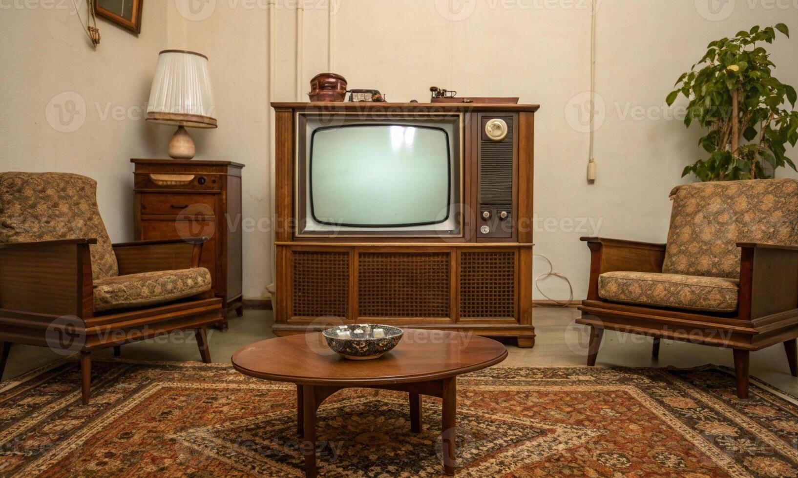 The TV of the past, from the family hearth to a stylish decorative element photo