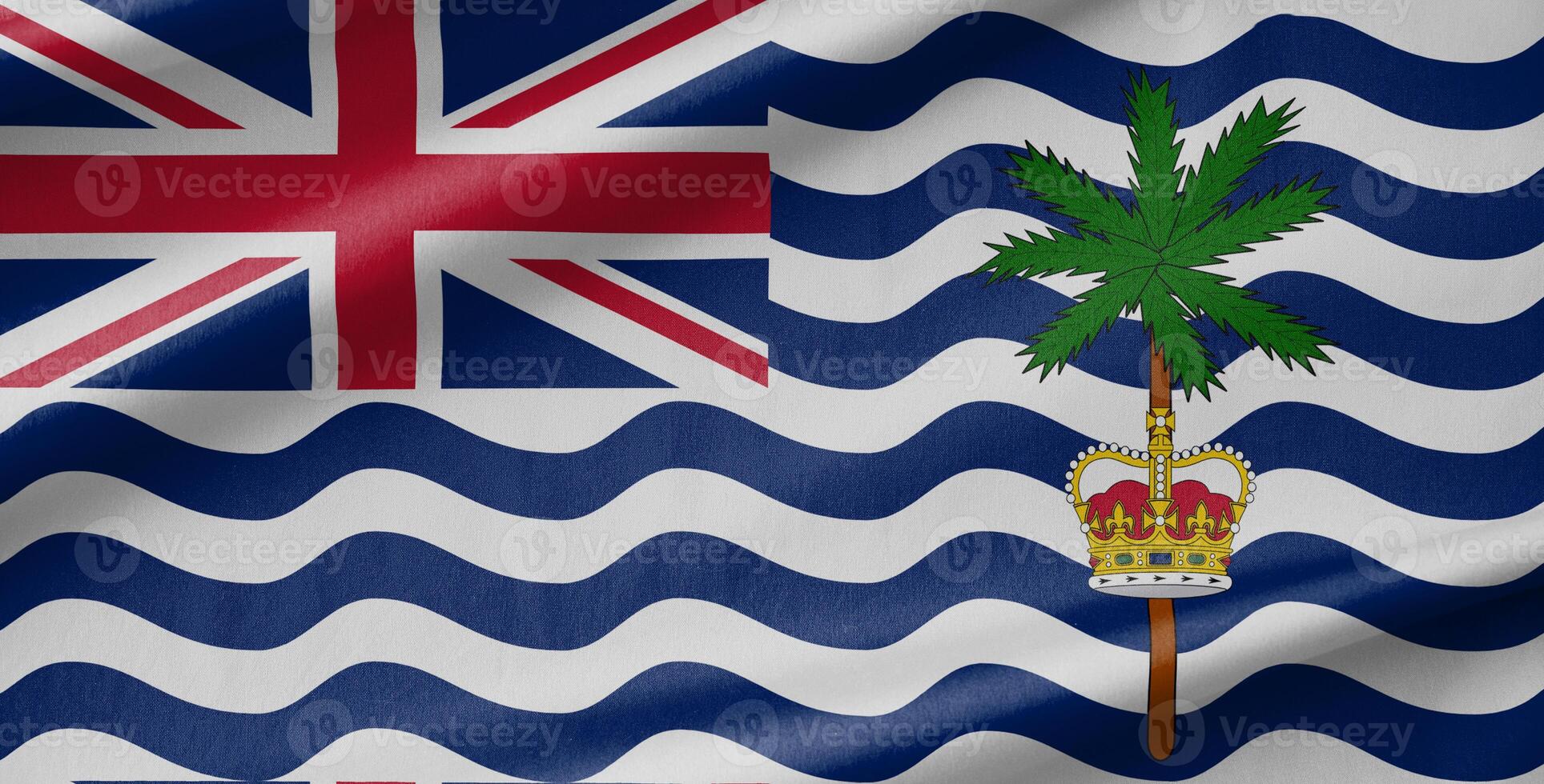 British Indian Ocean Territory National Flag Waving in the Wind photo