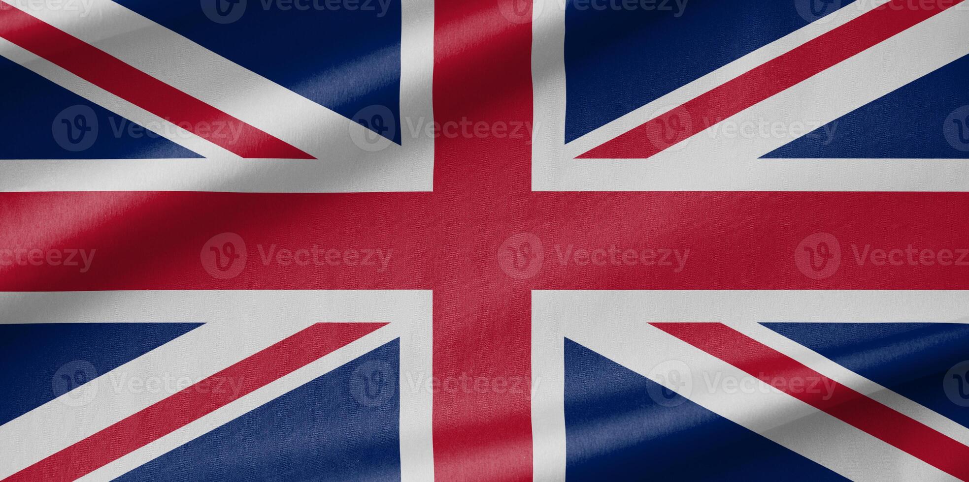 United Kingdom National Flag Waving in the Wind photo