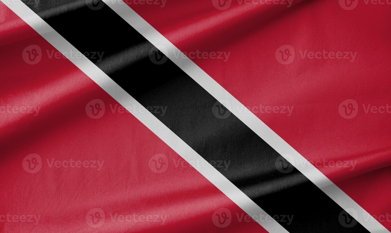 Trinidad and Tobago National Flag Waving in the Wind photo