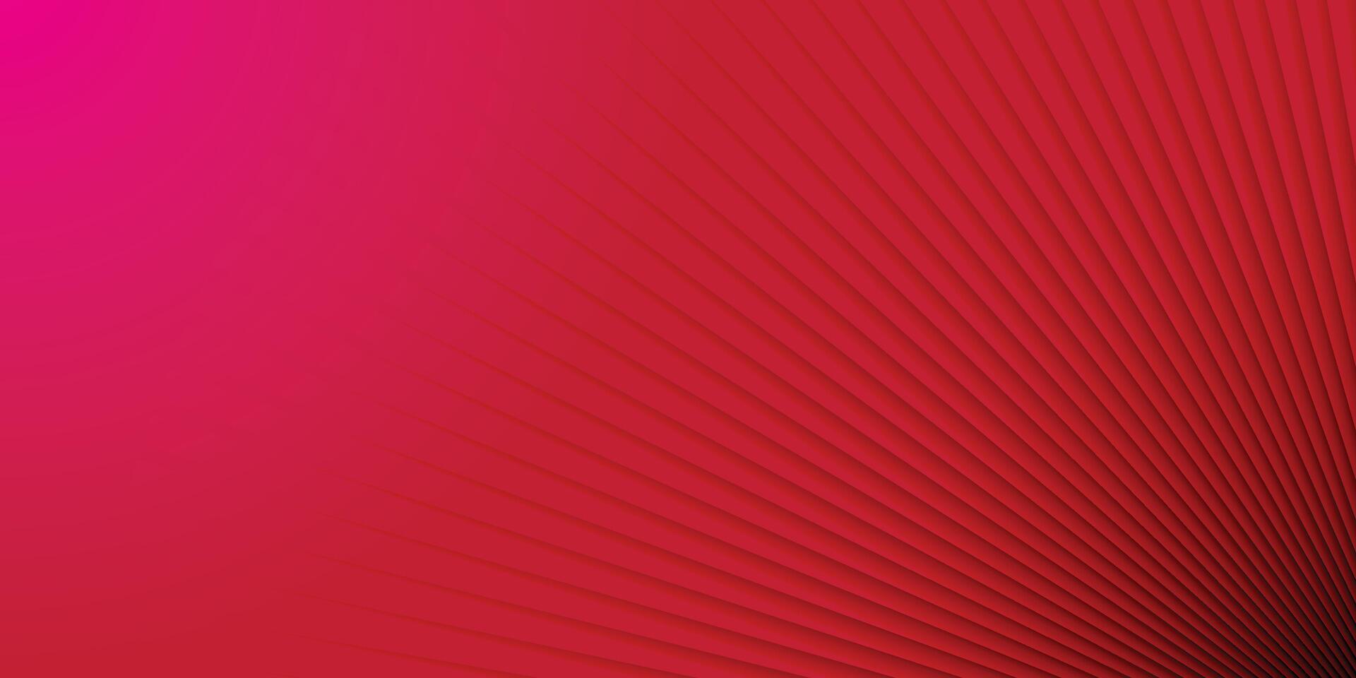 Abstract Sunburst on red pink gradient background. Corporate business presentation, print, base for banner, illustration vector